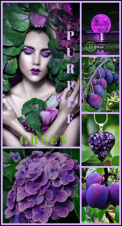 Purple And Green By Reyhan S D Logo Color Inspiration Beautiful
