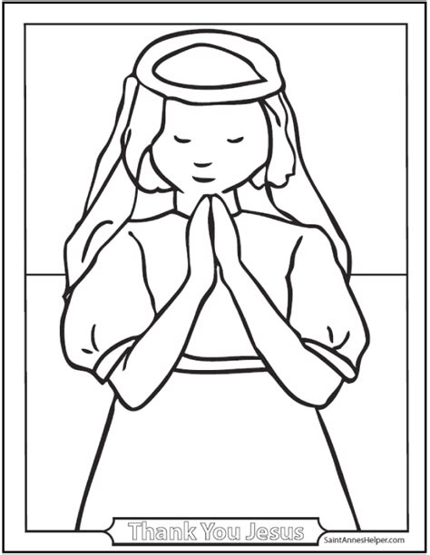 communion girl coloring page catholic communion prayers