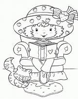Strawberry Shortcake Coloring Pages Print Color sketch template