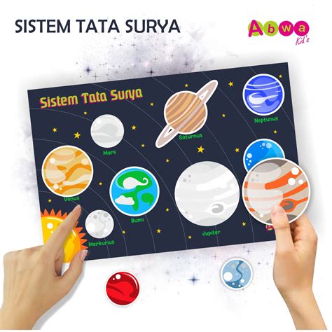 jual sistem tata surya solar system planet alat peraga mainam edukasi