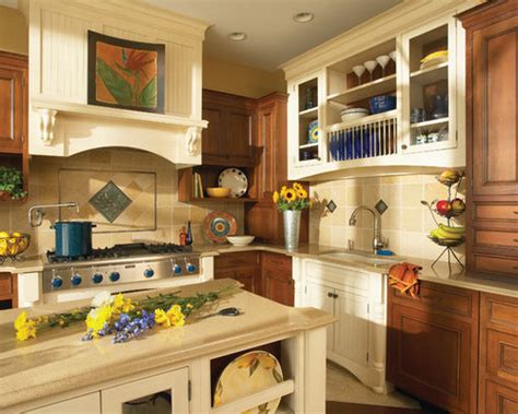 mixed cabinets home design ideas pictures remodel  decor