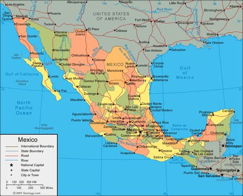 mexico city map  mexico city satellite image