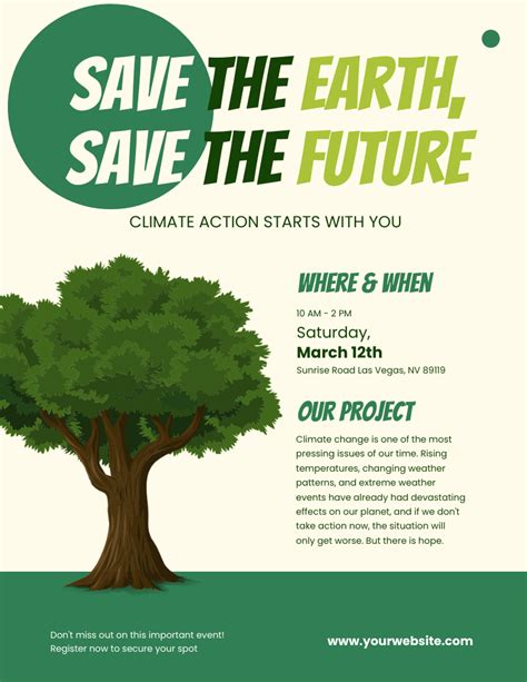 green save  earth poster campaign