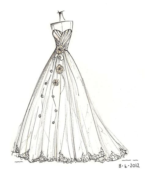 coloring pictures  wedding dresses bellajapapu