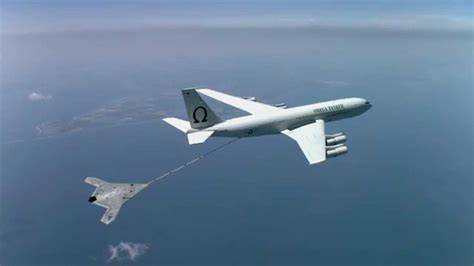 drone refueling  navy   fighter sweep