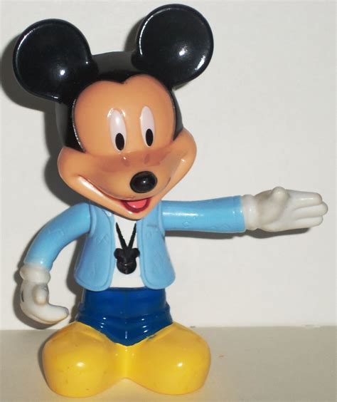 Disney S Mickey Mouse Plastic Figure Mattel N3830 Loose Used