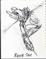 Transformers Knockout Prime Tfp sketch template