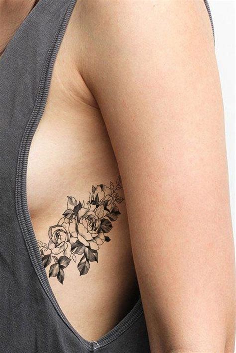 Flowers For Your Rib Tattoo Body Tattoo Art