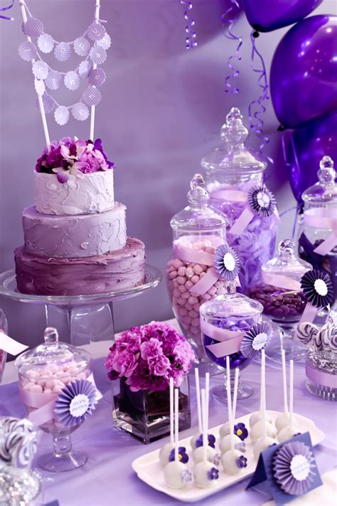 big company  blog purple themed party   velvet lily florist