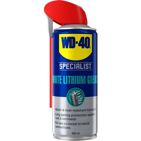 Wd 40 Specialist High Performance White Lithium Grease 400ml