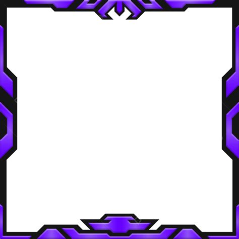 twitch   overlay webcam border frame square panel template  stream overlay