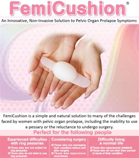 Femicushion Offers A Non Invasive Alternative To Typical Pelvic Organ
