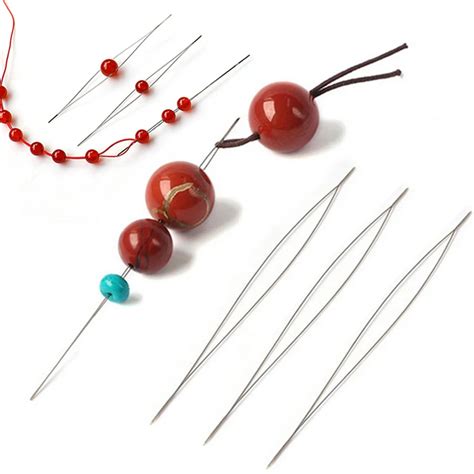 open  bead needle diy beading needles supplies  making beads