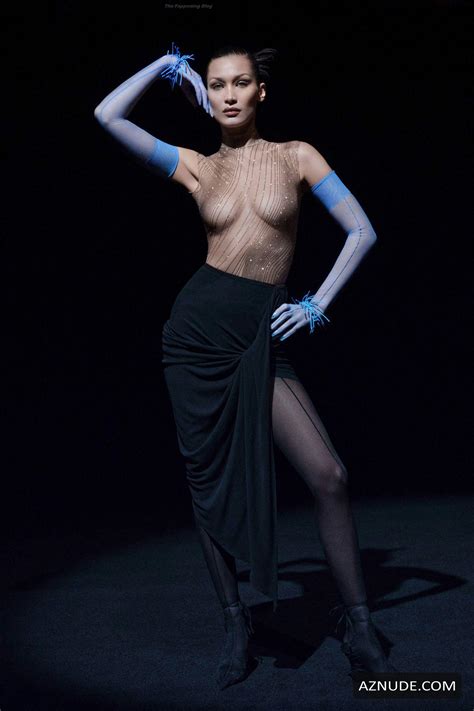 bella hadid sexy walks runway at mugler fashion virtual show spring