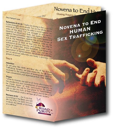 Novena To End Human Sex Trafficking Full Of Grace Usa