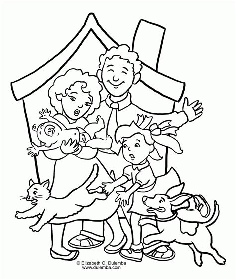 coloring page   family coloring home