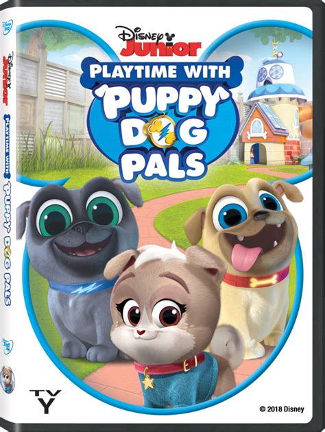 puppy dog pals playtime  puppy dog pals  dvd review  john strange selig film news