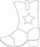 Template Cowboy Boot Printable Templates Quilt Boots Pattern Outline Western Hat Cowgirl Crafts Find Kids Patterns Bota Photobucket Uploaded Applique sketch template