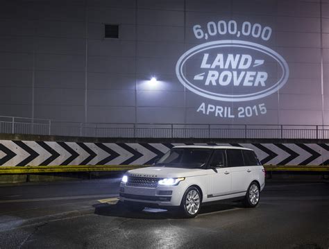 millionth land rover rolls     solihull plant car