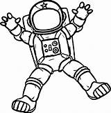 Astronauta Astronaut sketch template