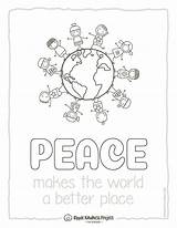 Peace Coloring Pages Activities Template Reading School Kindness Comprehension Symbols sketch template