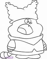 Chowder Coloring Pages Cartoon Network Characters Getcolorings Pag Color Getdrawings sketch template