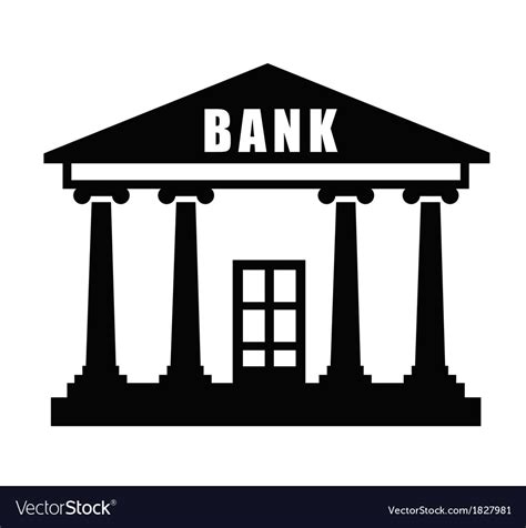 bank icon vector   icons library