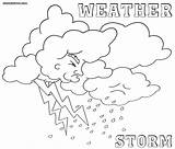 Weather Coloring Pages Kids Drawing Preschool Stormy Printable Activities Programs Start Head Colorings Getdrawings sketch template