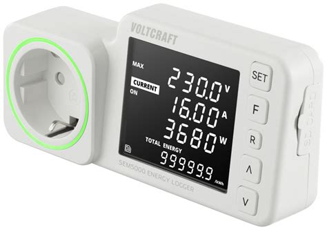 conrad nieuwe energiekostenmeter met datalogger van voltcraft technologie een industrie