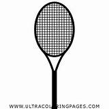 Racket Raqueta Tenis Vectorified sketch template