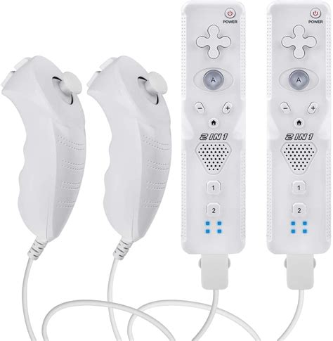 pack wii remote  wii motion   shock wii nunchuk controller compatible
