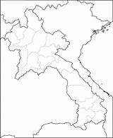 Laos Mapsof Landkarte Unbeschriftet Vergrößern Reproduced sketch template
