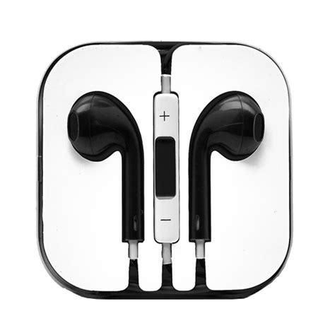 apple earpods normal iphone headset black ibay