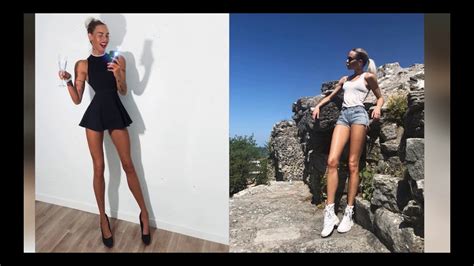 Девушка с самыми длинными ногами в мире Ия Остергрен Youtube