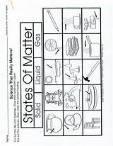 Matter States Worksheet Science Gas Pdf Worksheets Solid Liquids Liquid Solids Coloring Template Kids Grade Kindergarten Gases Printable Part Make sketch template