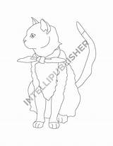 Purrfectly sketch template