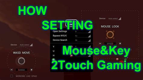 set  mousekey touch gaming   eazhyplay youtube