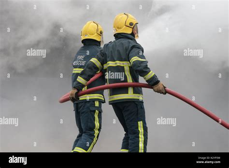 fire fighters stock photo alamy