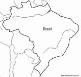 Map Brazil Outline Enchantedlearning Blank Activity Country Continent Label Geography Research Outlinemap Southamerica sketch template