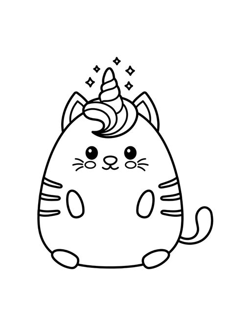 unicorn cat printable