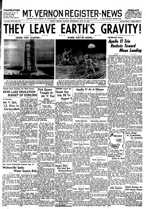 local newspaper reported  moon landing blog findmypastcom