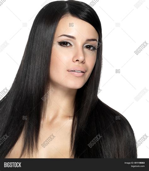 Woman Long Straight Image And Photo Free Trial Bigstock
