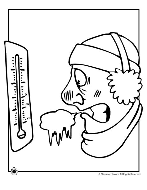 weather symbols coloring pages clipart