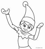Elf Coloring Pages Printable Colouring Kids Shelf Cool2bkids Baby Trending Days Last sketch template
