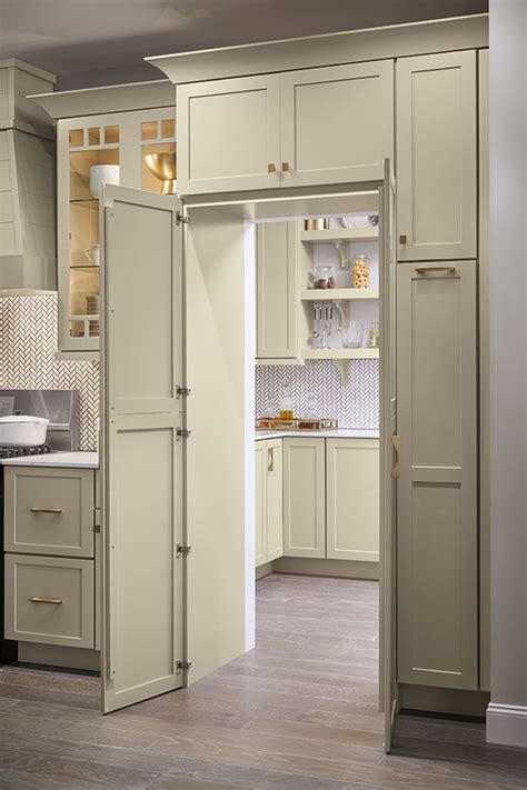 pantry walk  cabinet specialty products kemper cabinets
