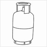 Gas Cylinder Draw Easy Step sketch template