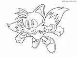 Sonic Tails Character Eggman sketch template