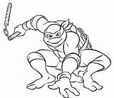 Pages Coloring Tmnt Michelangelo Getcolorings sketch template