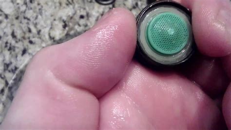 clean  faucet aerator youtube