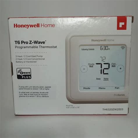 honeywell  pro series  wave programmable thermostat white thzw   picclick